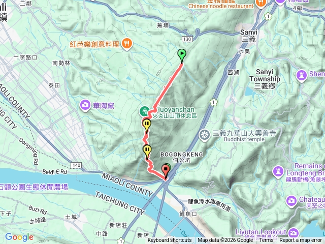 火炎山南北縱走預覽圖