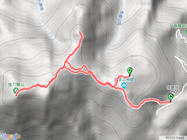 20200327美鹿山高腰山拔刀爾山連走