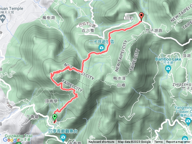 向天池，面天山向天山步道，二子坪