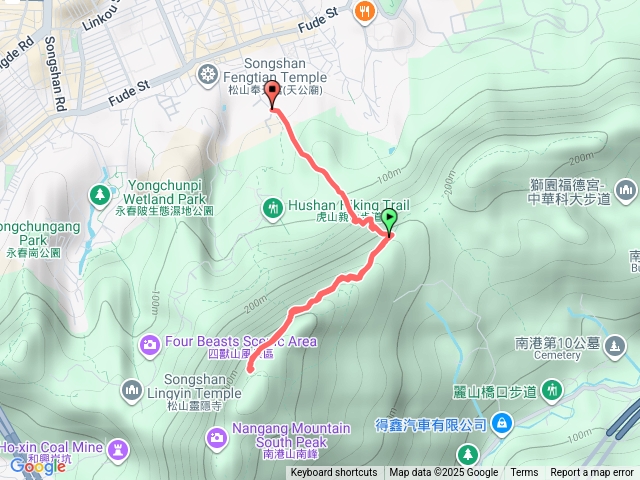 吃太飽虎山噴汗行