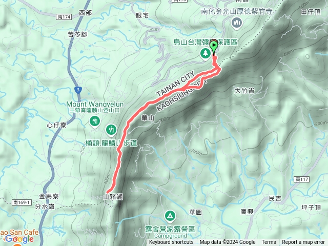 龍湖寺走烏山南段長青嶺來回