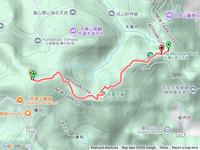 青龍嶺至405高地（大棟山）預覽圖
