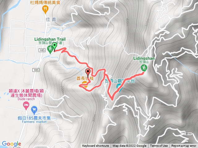 笠頂山步道