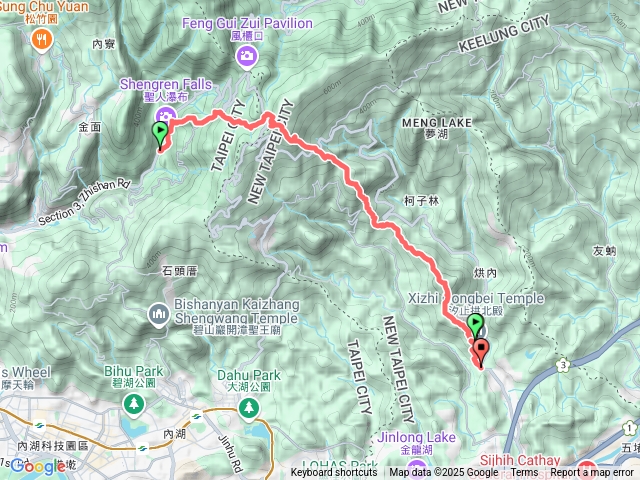 20250119內雙溪越嶺拱北殿雙溪山五指山車坪寮崙火燒坪山柯子林山金明山北港山三秀山拱北殿預覽圖