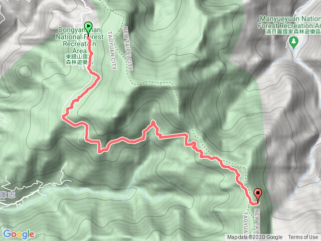 1091025東眼山至北插登山口