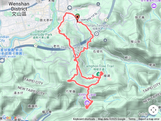 政大後山-貓空纜車-樟山寺-紫南宮-政大
