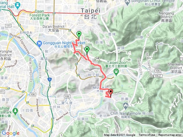 台北大縱走南支線（富陽至政大）