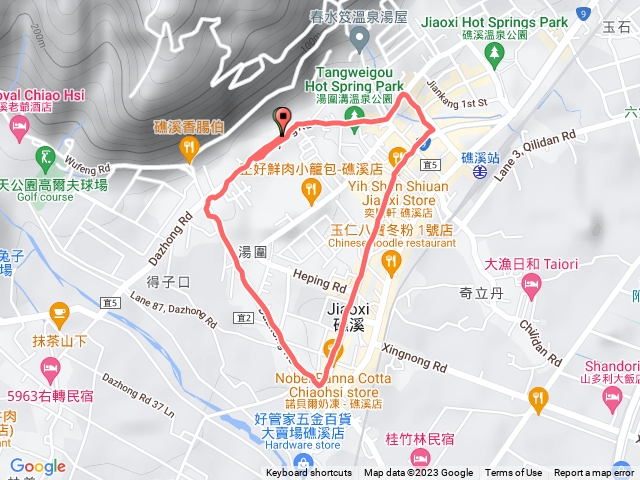 跑馬古道公園周圍慢跑