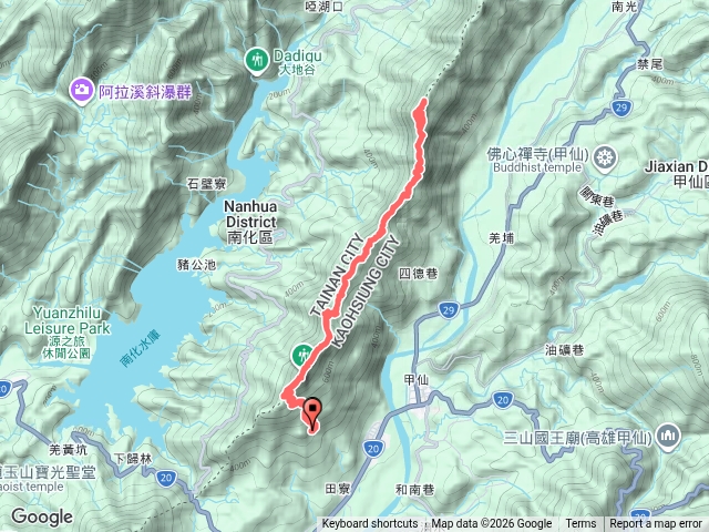 南瀛百岳大烏山系六阿縱走
