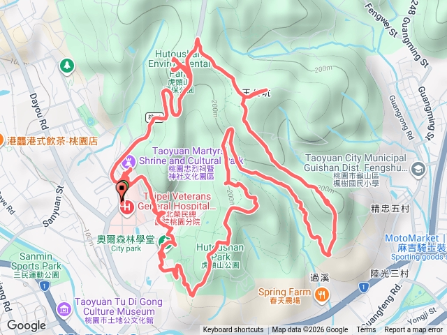 虎頭山步道O型