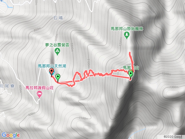 馬那邦 天然湖登山口