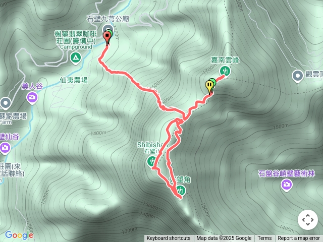 小百岳集起來嘉南雲峰、石壁山登山步道