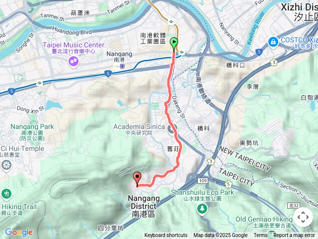 南港博走到中華大學