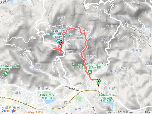 20201118內湖大溝溪-圓覺寺步道-龍船岩-忠勇山-碧山巖