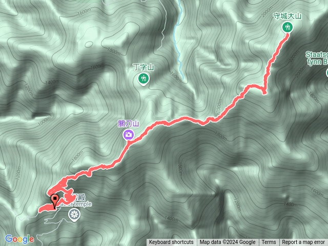 113.10.19 關刀山-守關山-守城大山縱走預覽圖