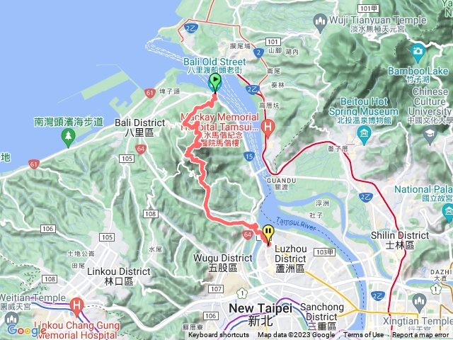 八里渡船頭觀音越嶺蘆洲.......