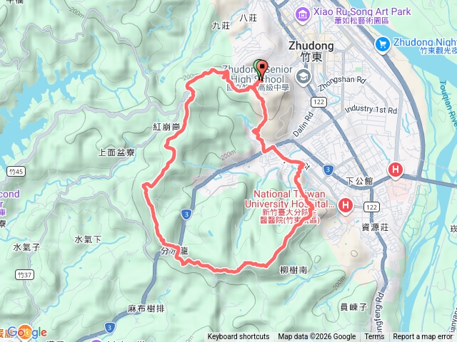 竹東三山（員崠子山-新具庄山-樹杞林山）