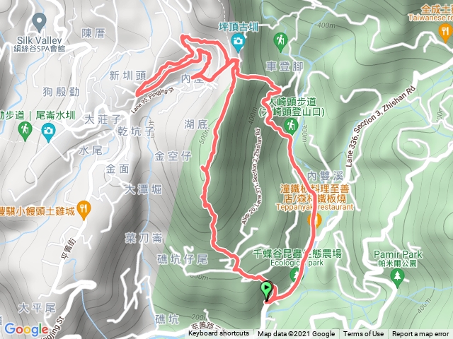 鵝尾山坪頂古圳