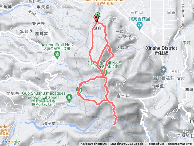 大坑5-1石苓湖山5號