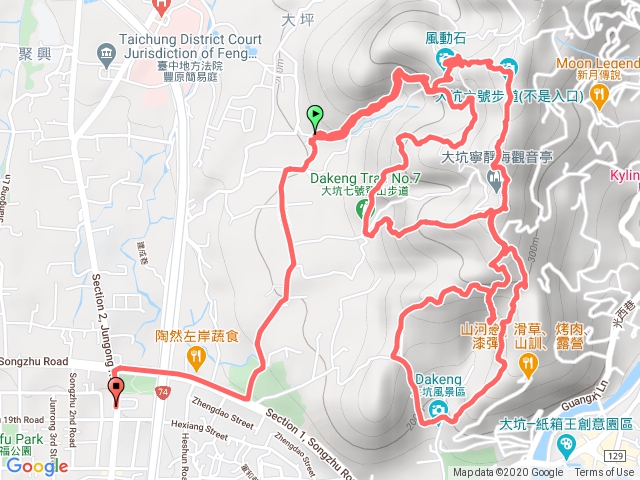 20201022大坑6-10號串連縱走