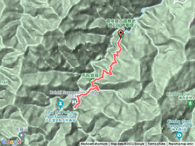 霞喀羅白石吊橋單攻