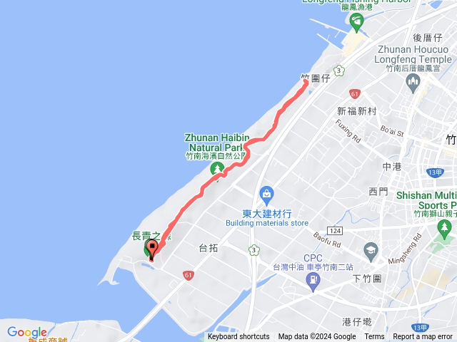 竹南海濱森林步道