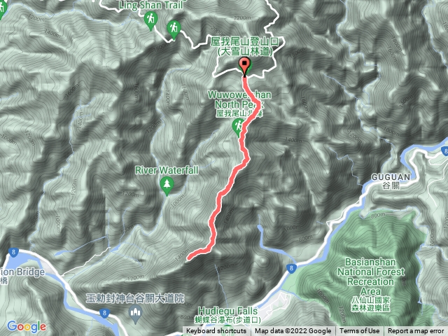 屋東縱走-屋我尾山(大雪山)+東卯山來回