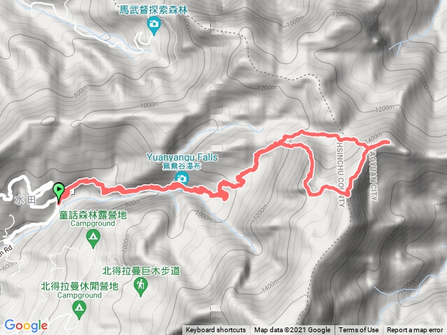 貴妃山那結山O型路線