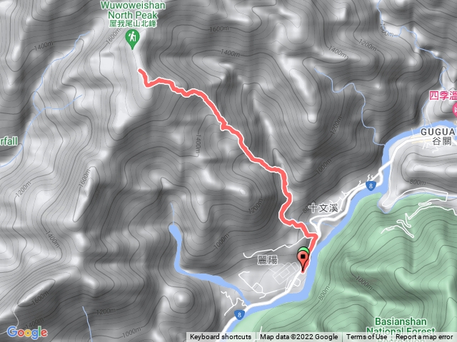 谷關七雄麗陽上屋我尾山