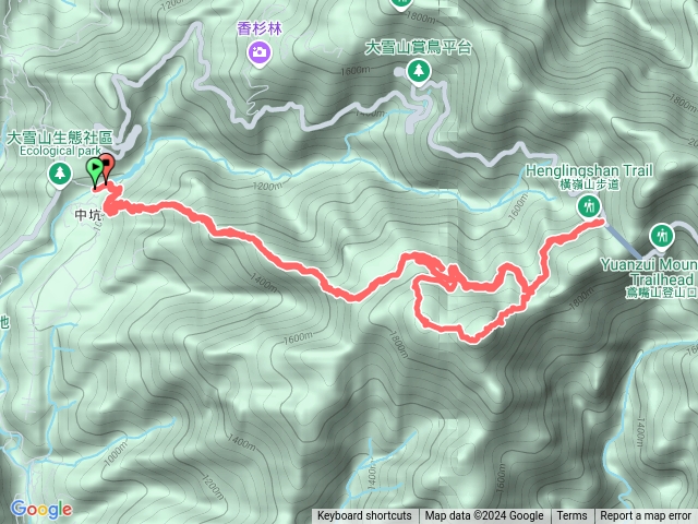 橫嶺古道橫嶺山沙連沙O型預覽圖