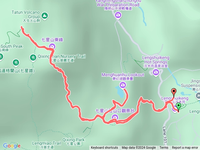 冷水坑夢幻湖七星主東