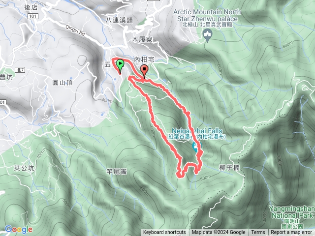 2024-0731五腳松古道-紅葉谷瀑布-內柑宅古道O型走