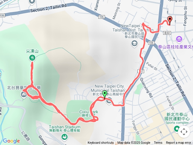 泰山區尖凍山
