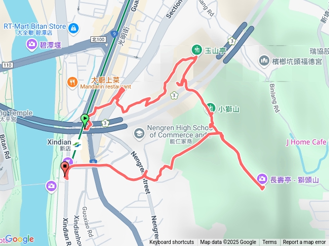 新店小獅山靜靜夜爬