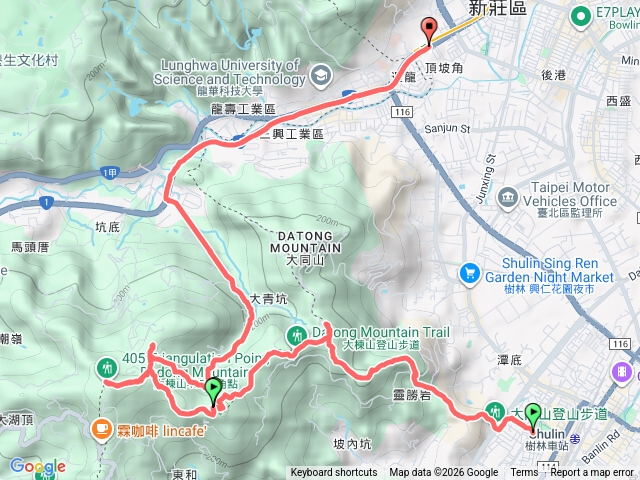 樹林迴龍U形（大同山青龍嶺大棟山）