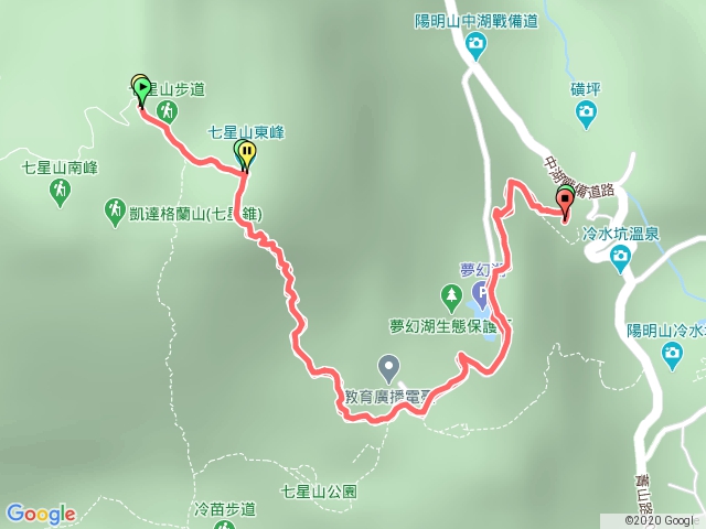 七星山東主峰