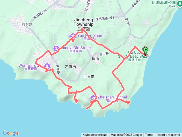 赤山林道→銅牆山→翟山坑道→梁山→明遺老街→燕南山
