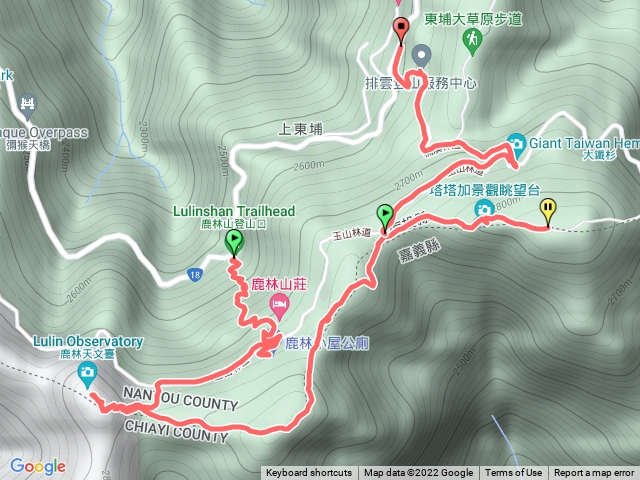 鹿林前山鹿林山麟趾山連走（鹿林登山口進，東埔出）