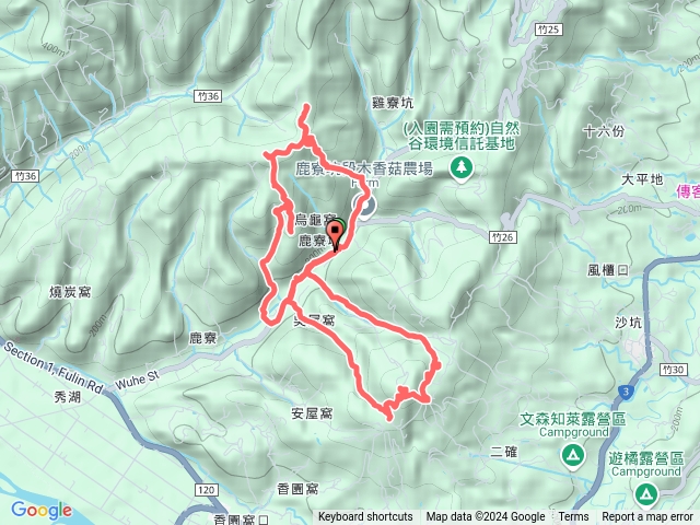20241221竹東茄冬窩山小尾山義確山O形