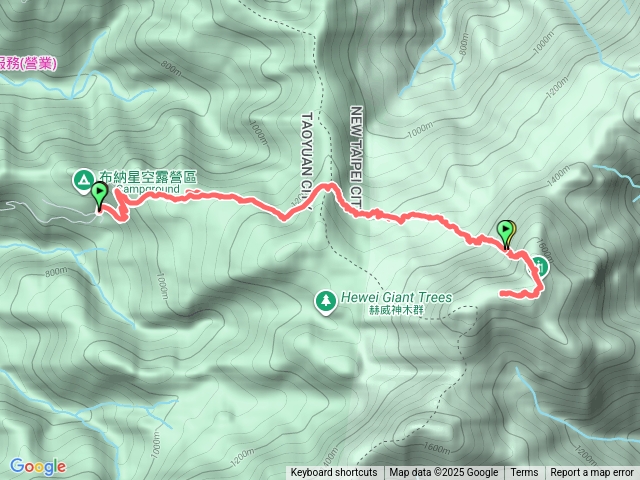 北插天山小烏來登山口預覽圖