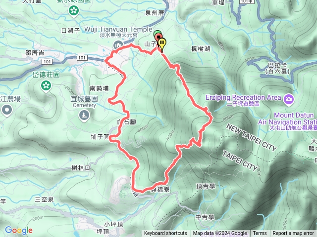 山仔頂登山步道預覽圖