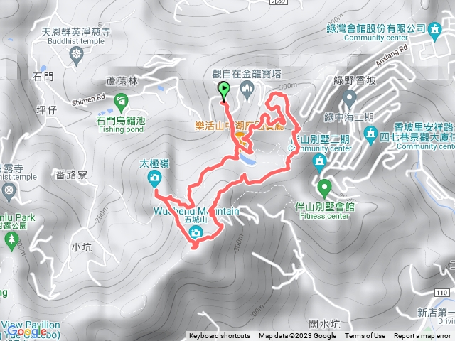 山中湖-太極嶺-五城山-文筆山