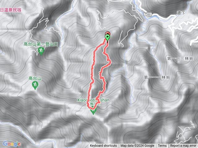 2024-0710小島田山北稜下黑森林