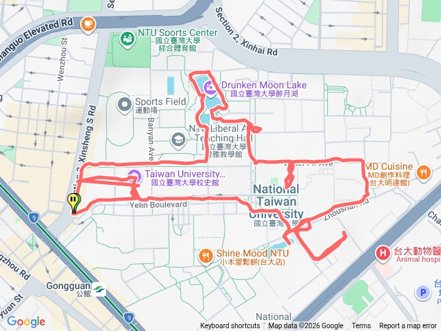 台大公館校園O型預覽圖