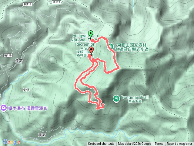 東眼山自導式步道-親子峰步道-東滿步道O型預覽圖