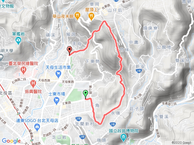 德行東路338巷上陽明山