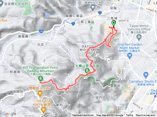 三角埔頂山大棟山