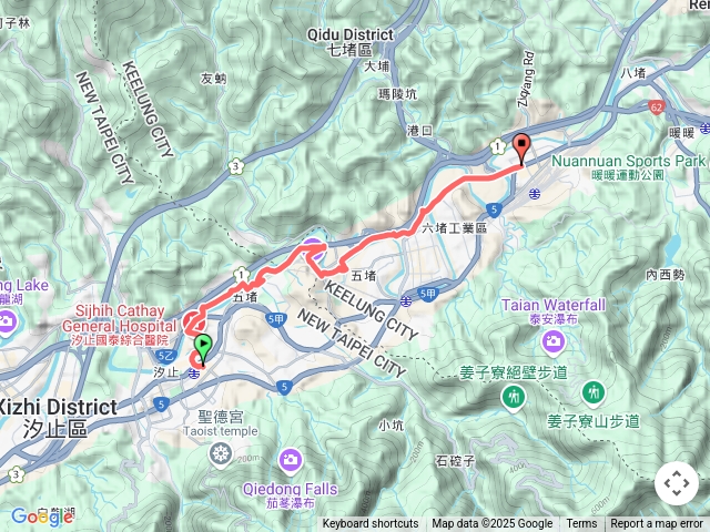 汐止車站健行到七堵（基隆河濱步道）