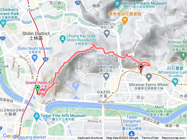 劍潭到大直劍南