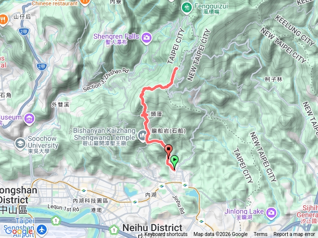 臺北大縱走第四段來回